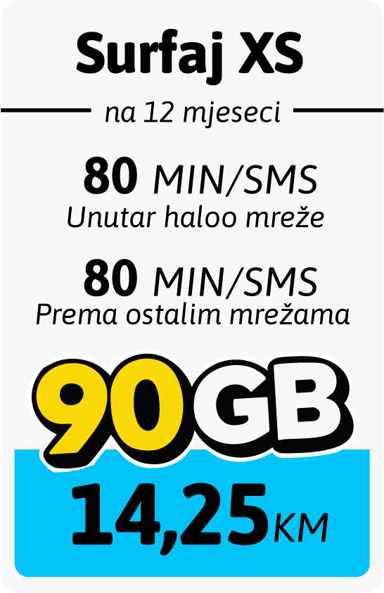 Surfaj XS 90 GB